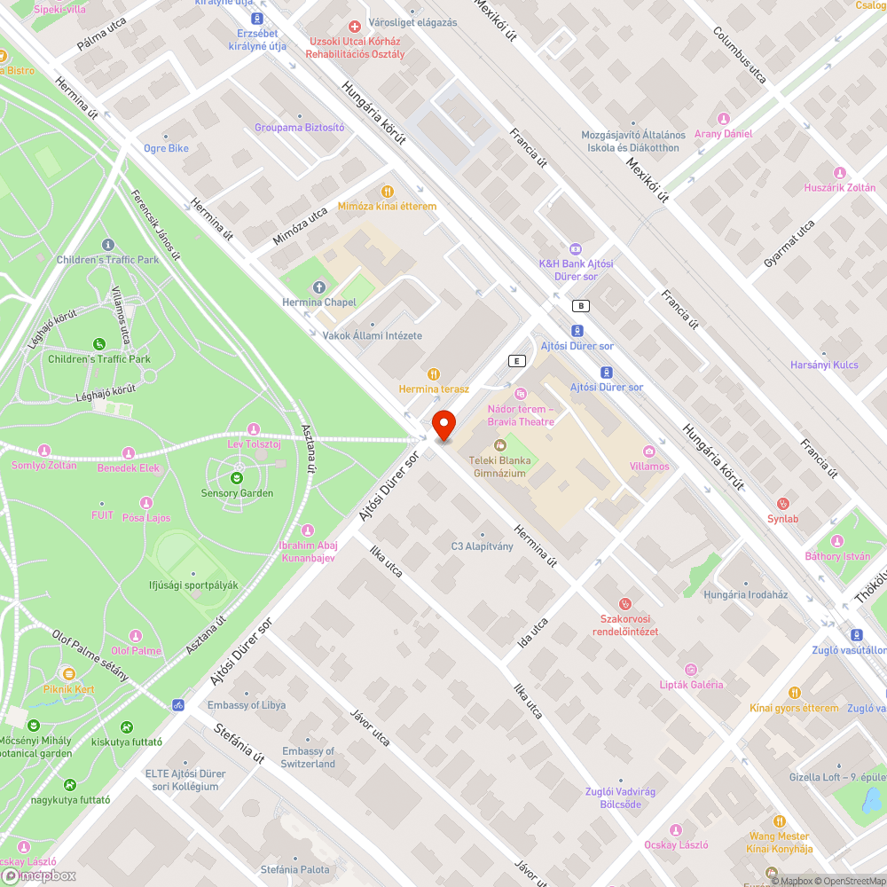 Állandó beparkolás a trolimegállóban bejelentés helye