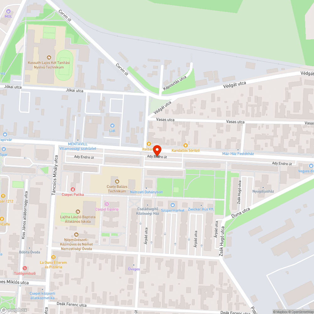 felpúposodott aszfalt a parkolóban bejelentés helye