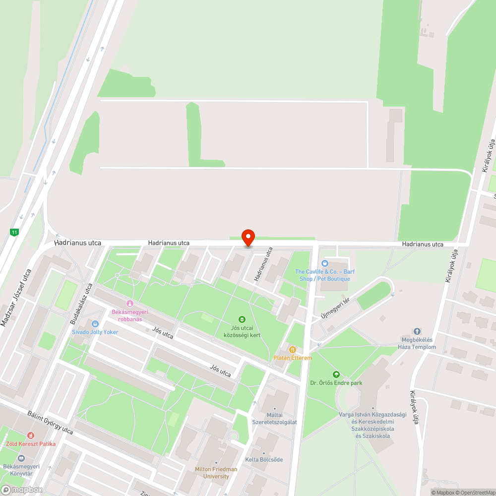 Rossz állapotú járda szakasz bejelentés helye