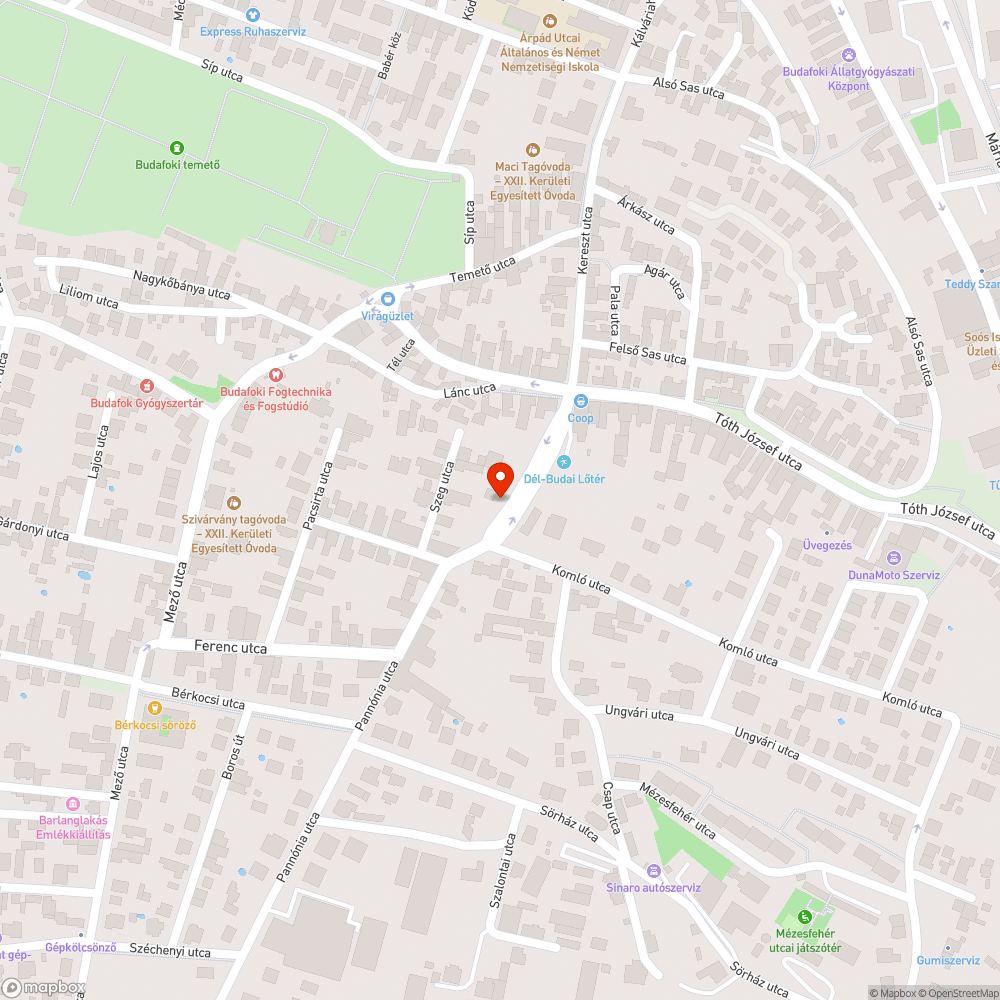 Kivágott fák és tönkretett fű bejelentés helye