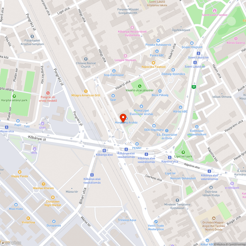 Leomlott kövek bejelentés helye