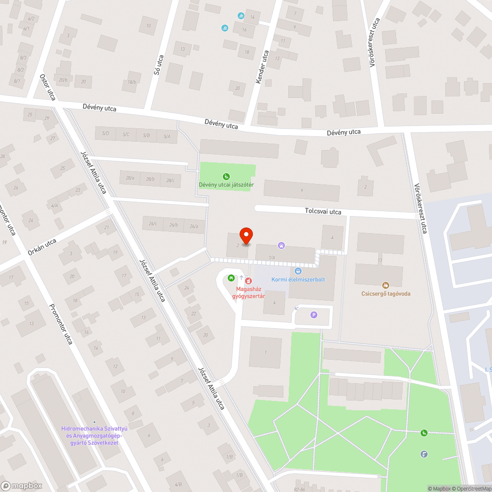 Kiálló fedél bejelentés helye