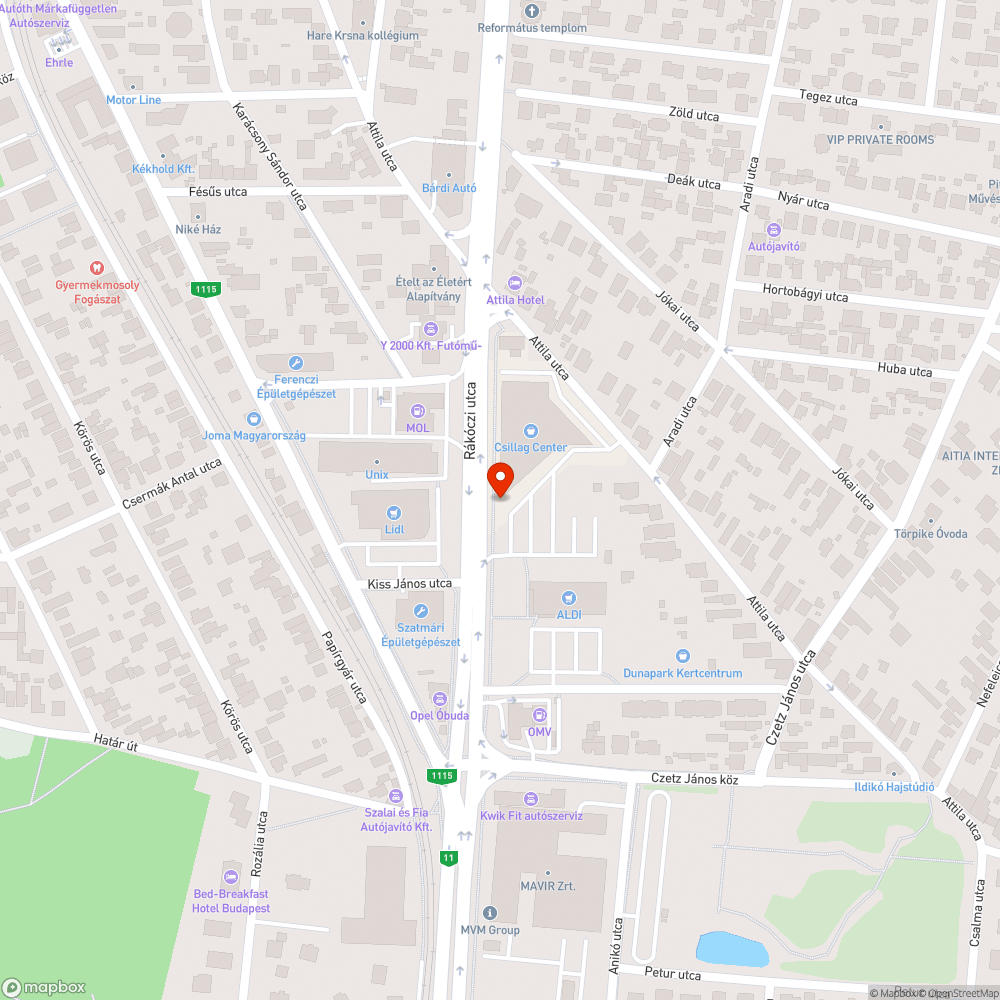 Tönkrement kerékpártároló bejelentés helye