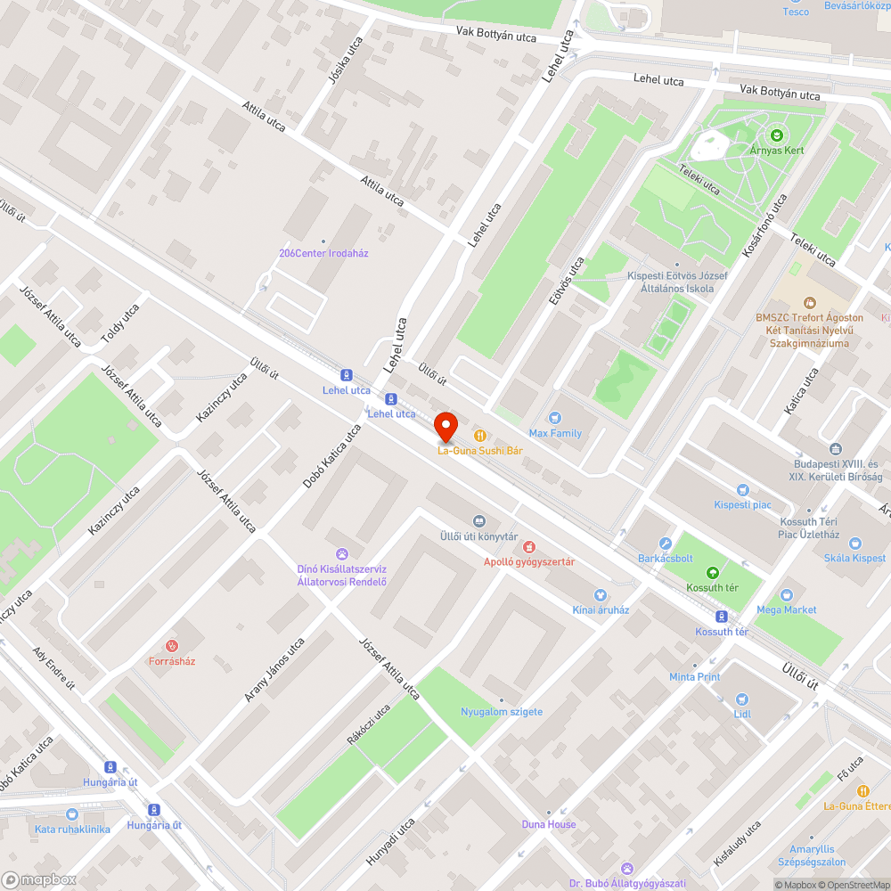 Támrudak bejelentés helye