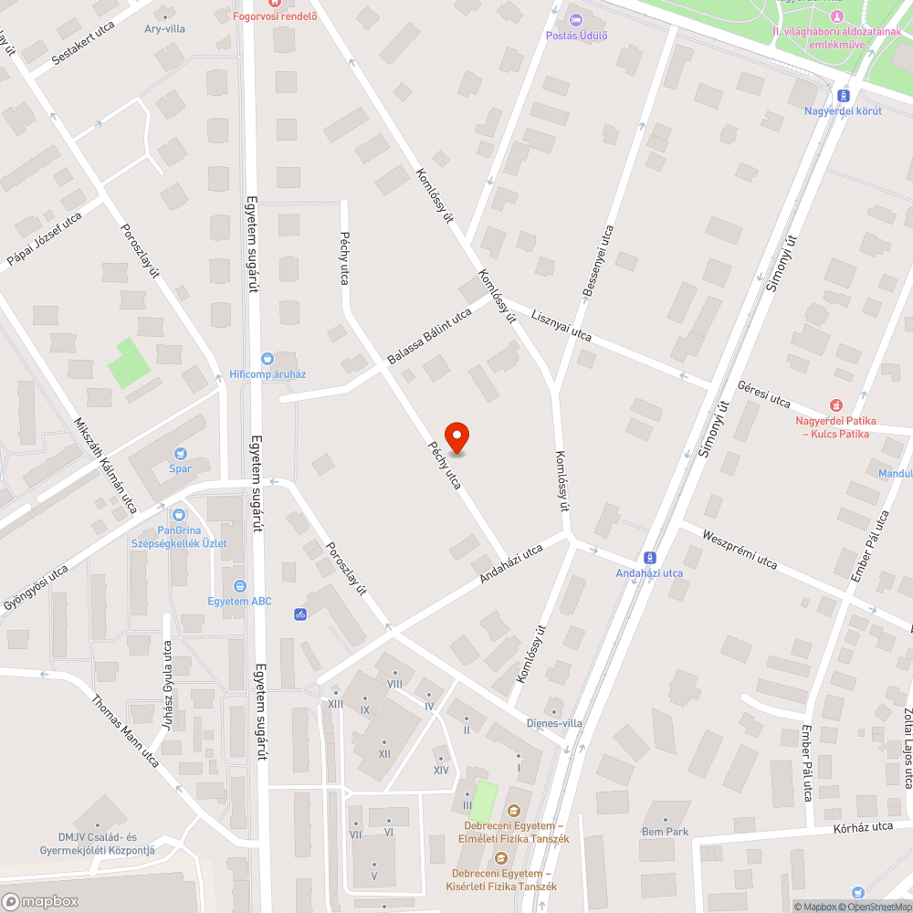 Elhagyott jármű, Debrecen Péchy utca 7. Szám előtt bejelentés helye