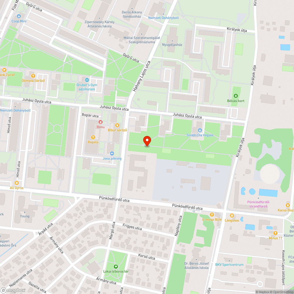 Plakát bejelentés helye