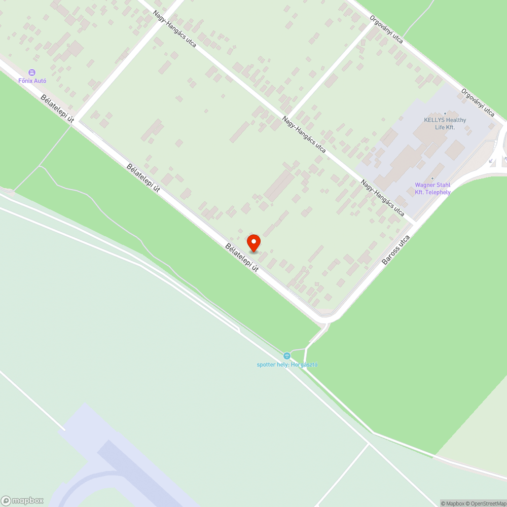 Lámpa hiánya. bejelentés helye