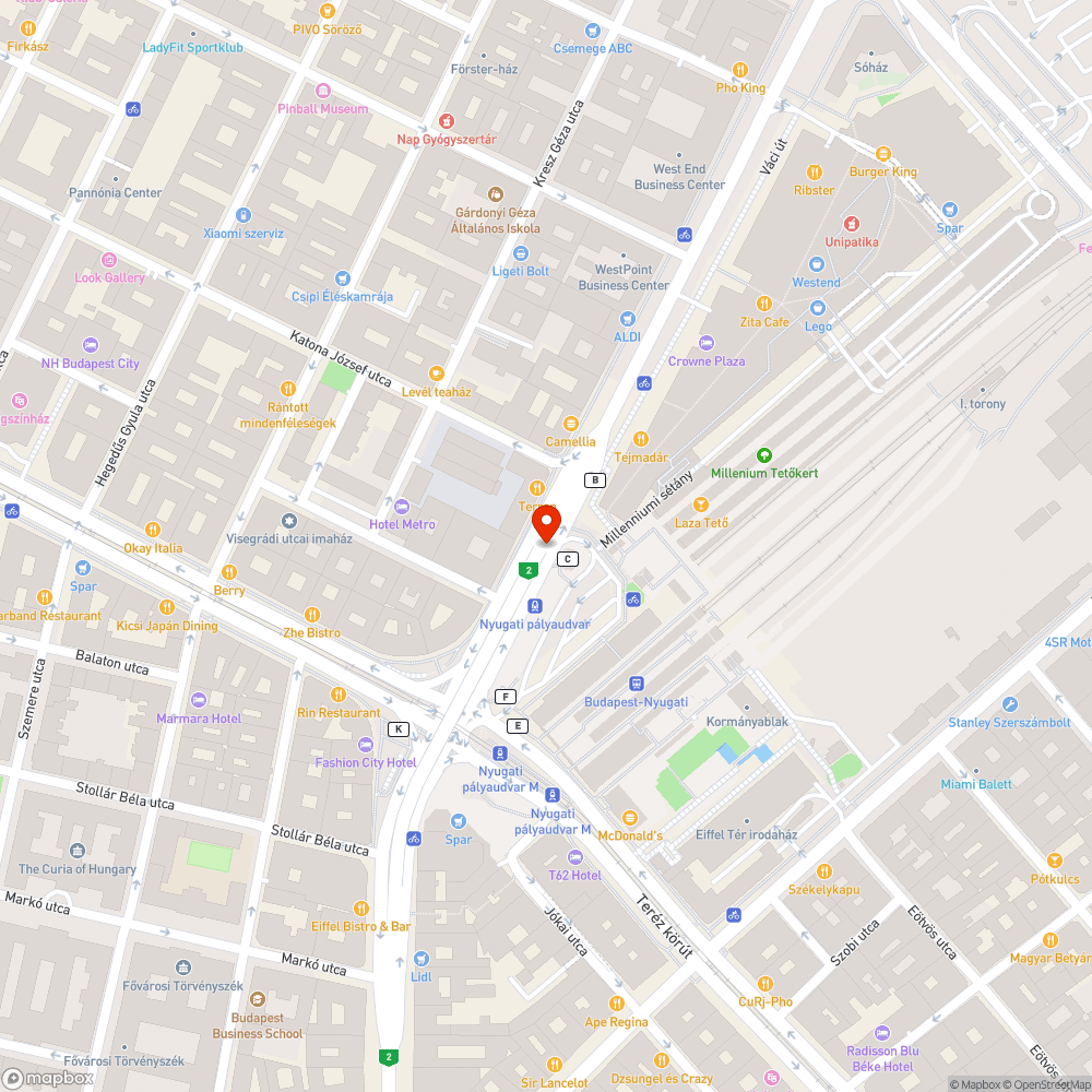 Gaz és szemét a felüljáró alatt bejelentés helye