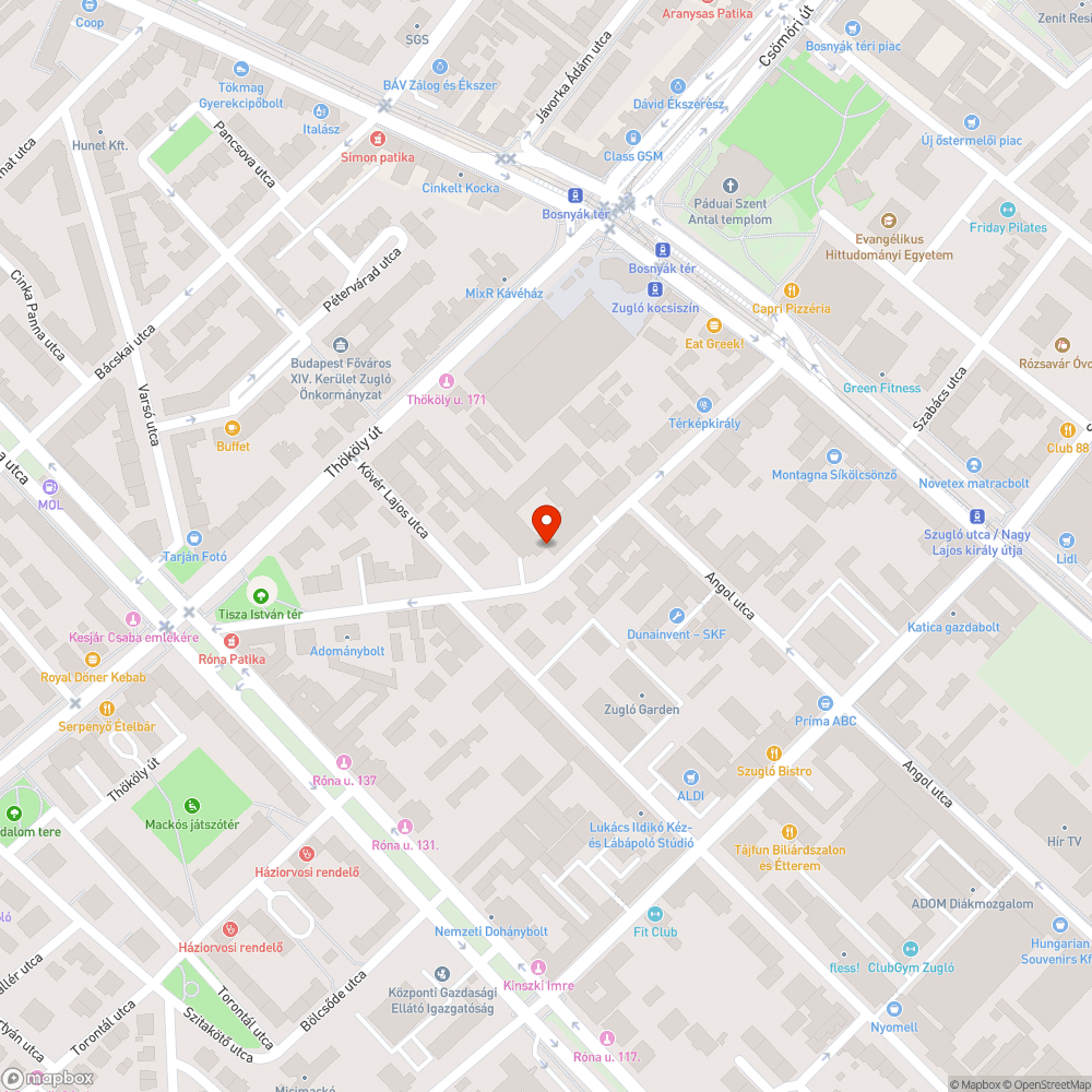 Szemetes/elhanyagolt villanyoszlop Bosnyák utca bejelentés helye