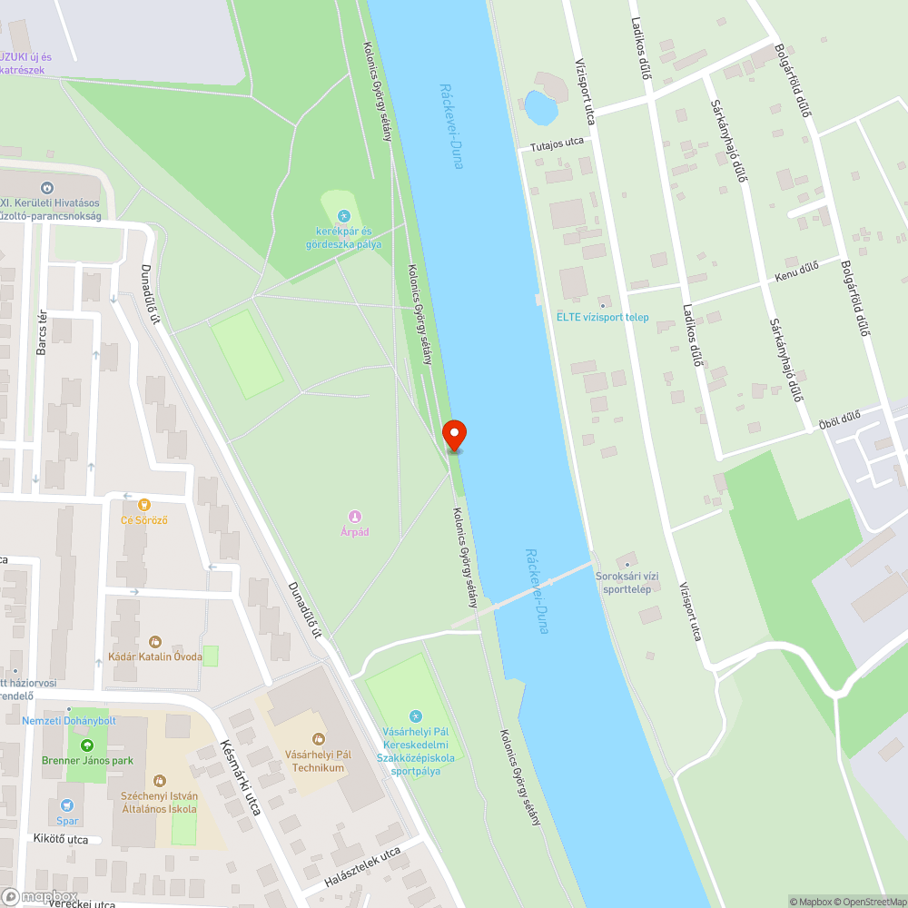 Térkő szétesés bejelentés helye