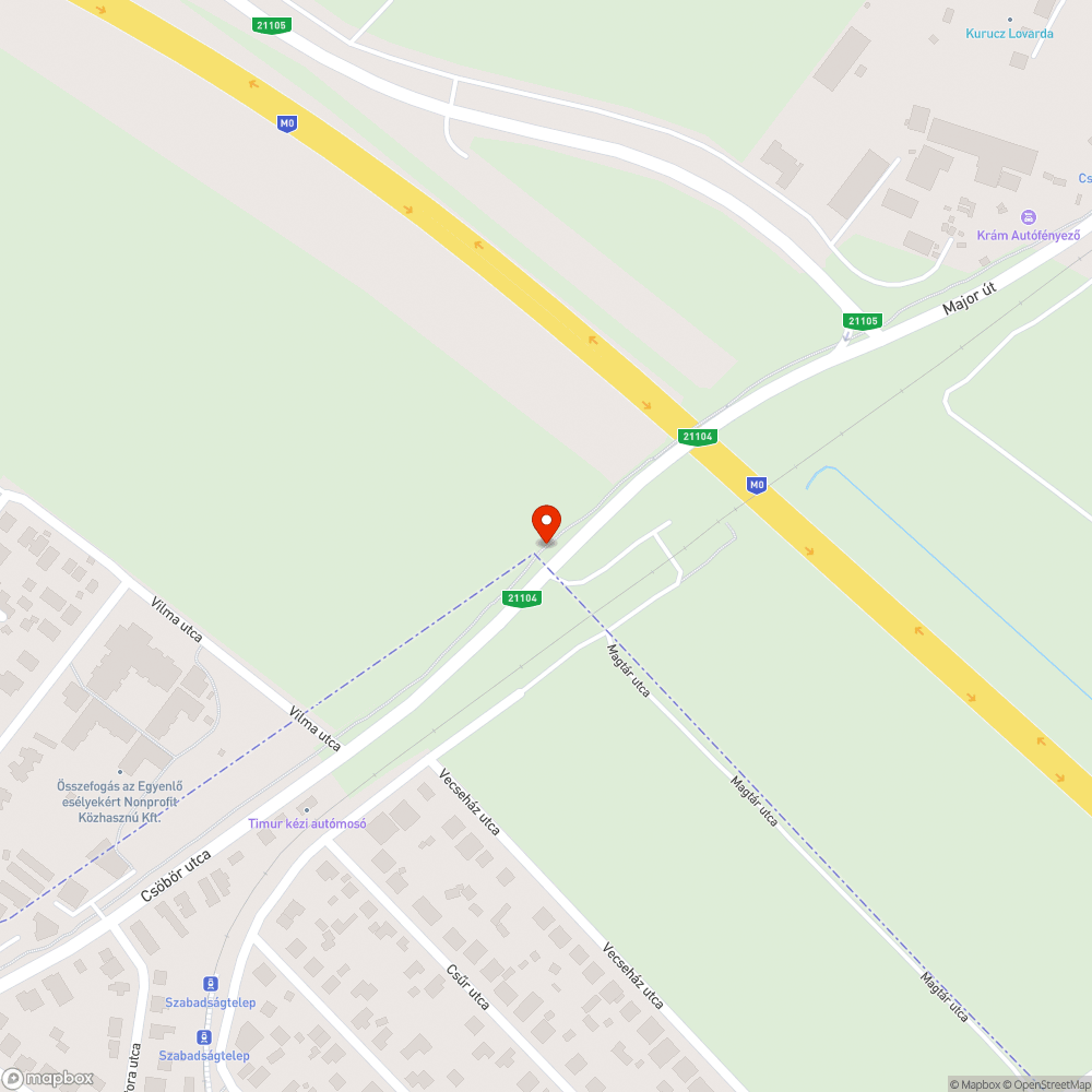 Hiányzó település vége táblák bejelentés helye