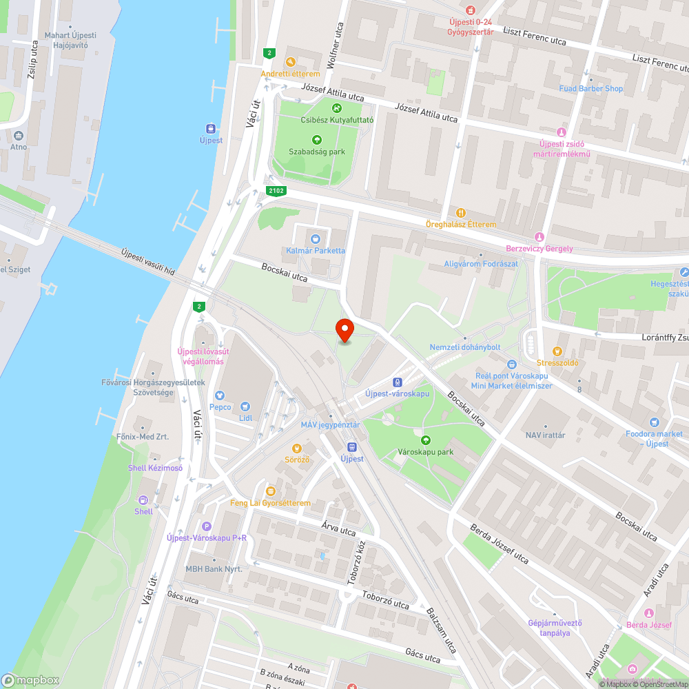 Feltörhető aszfaltfelület bejelentés helye