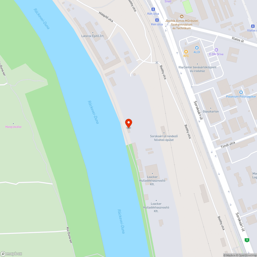 Kidőlt fa bejelentés helye