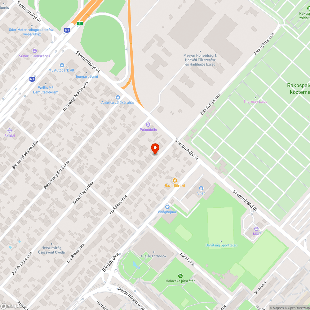 Billegő csatornafedél bejelentés helye