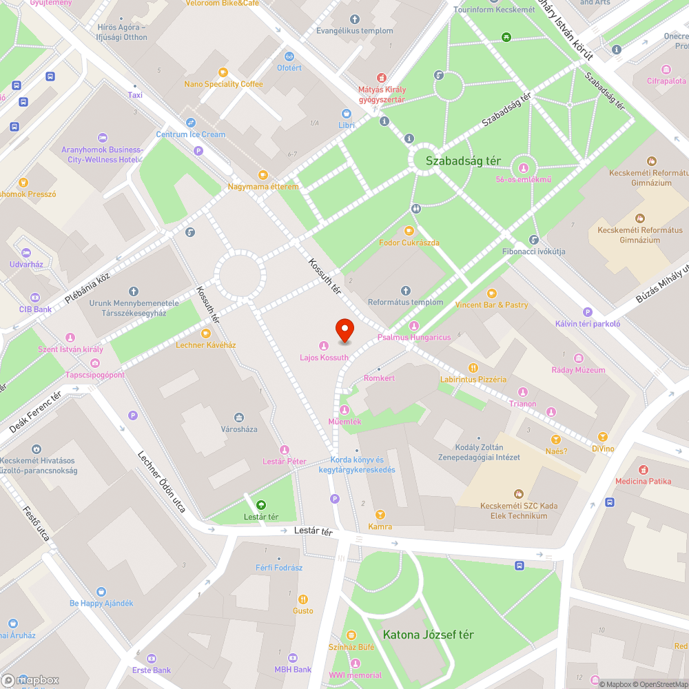 Koszos, járdából kiálló fedlap bejelentés helye