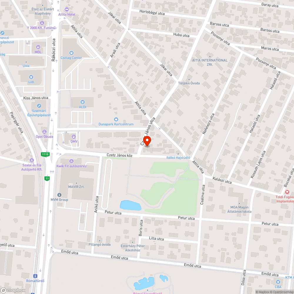 Rendszeres járdára parkolás bejelentés helye