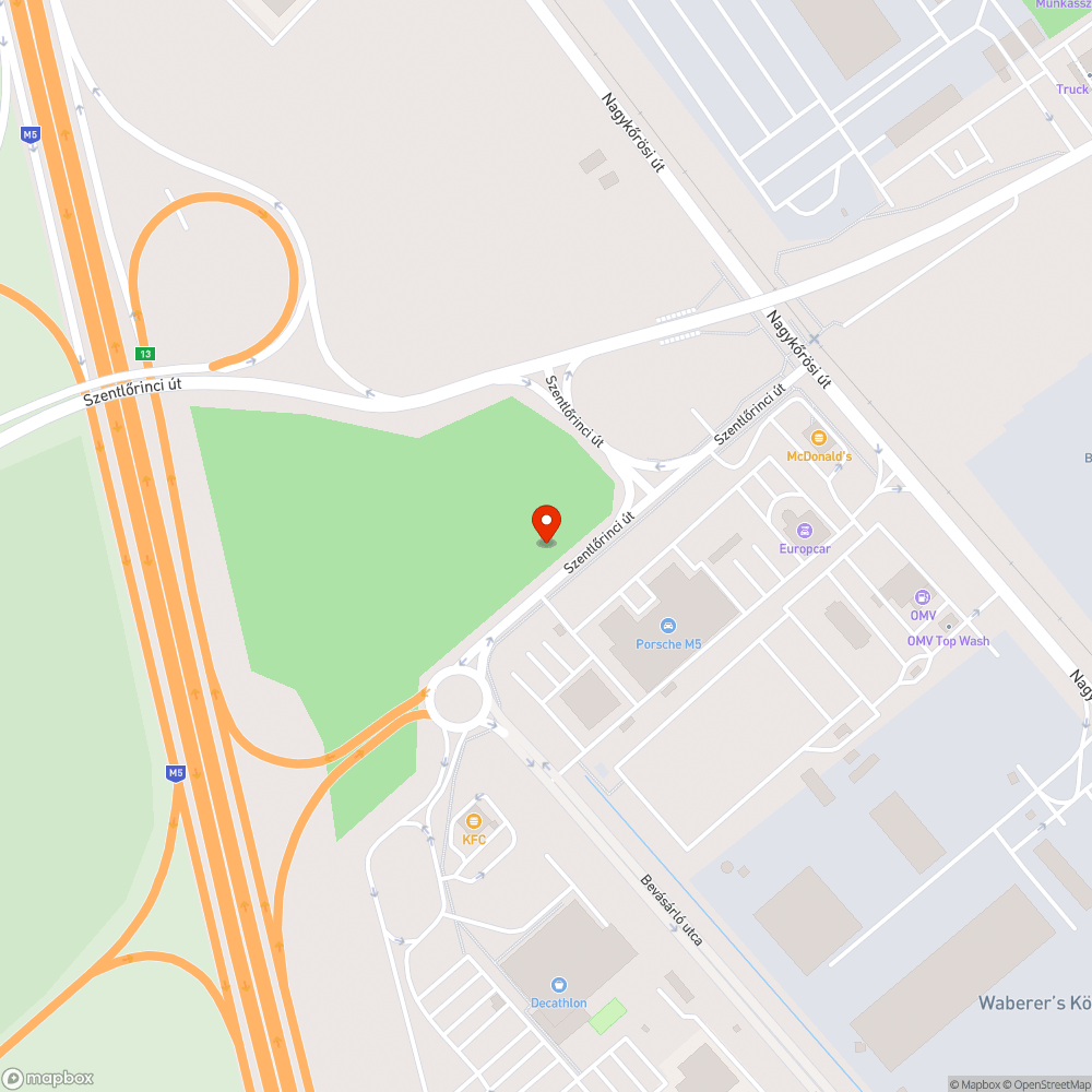 Úttestre szakadt fa bejelentés helye