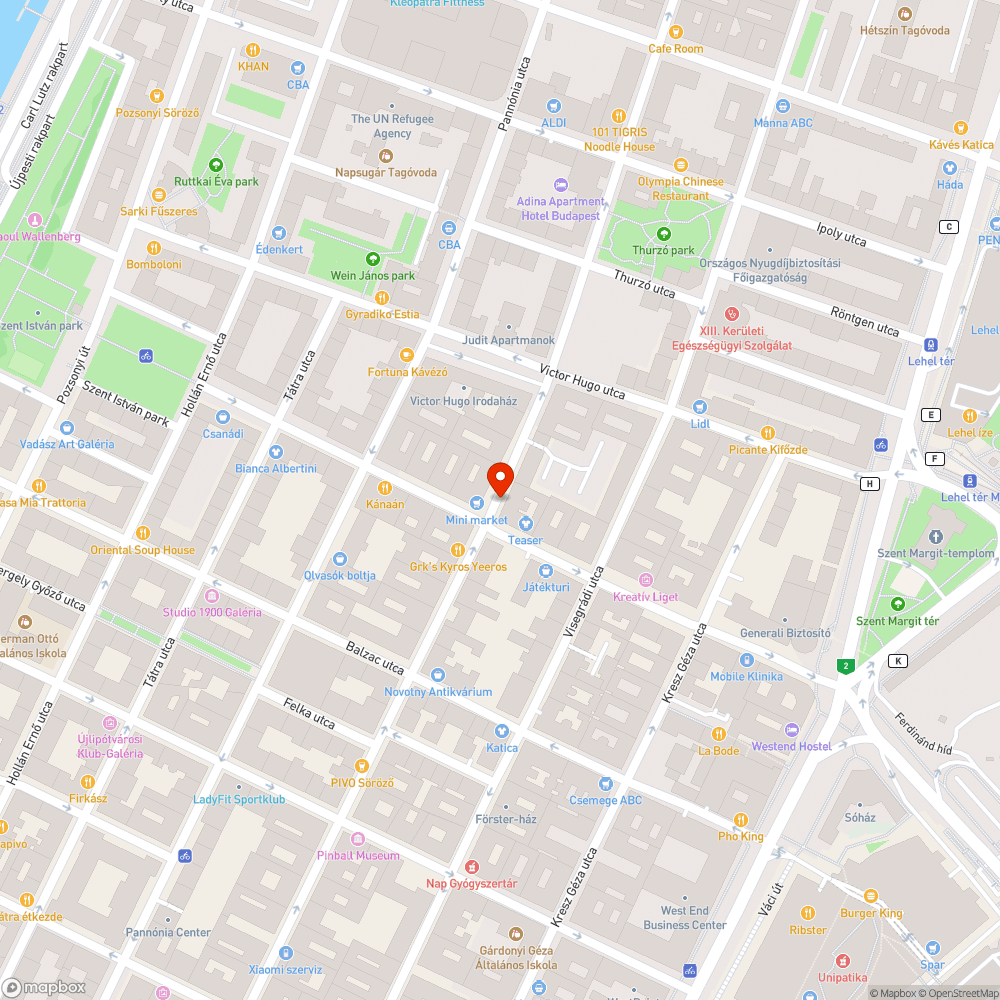 Rossz állapotú csatornafedő bejelentés helye