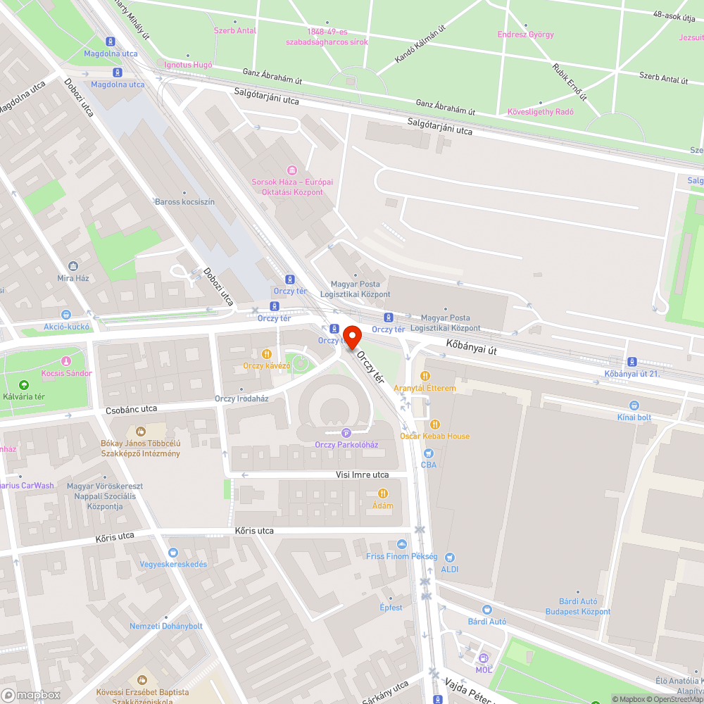 Leszakadt vezeték bejelentés helye