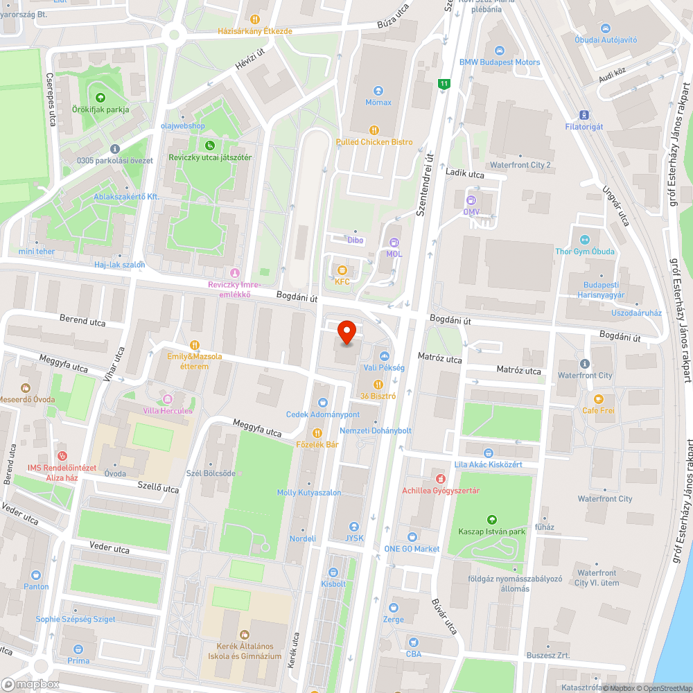 Leszakadt molino bejelentés helye