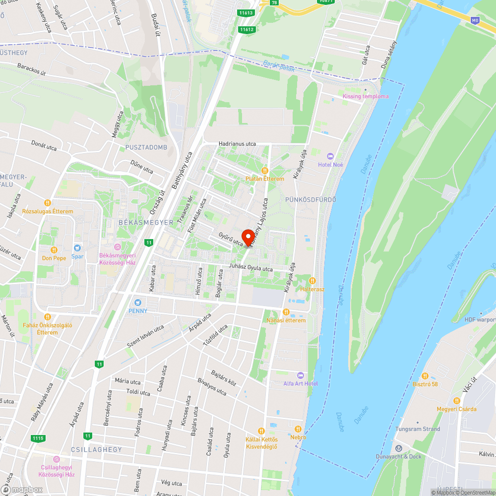 Eldugult víznyelők bejelentés helye