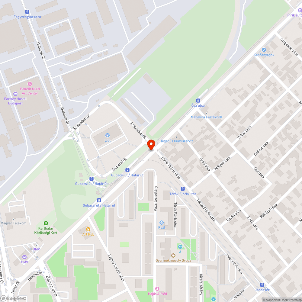 Hiányzó fényterelők bejelentés helye