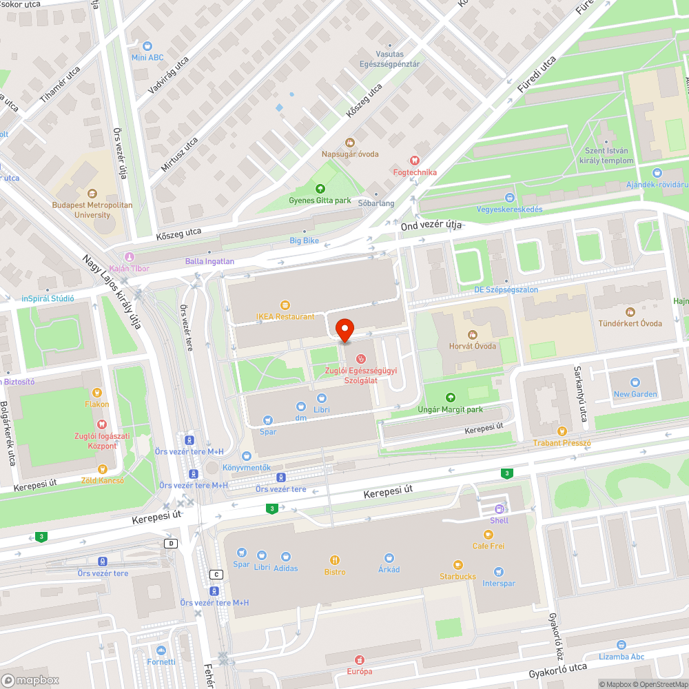 Sérült utcanévtábla bejelentés helye