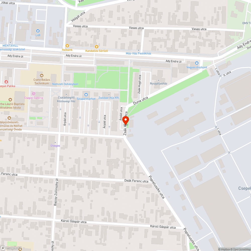 Szemét közterületen bejelentés helye