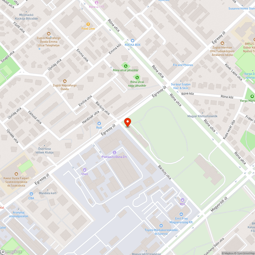 Sötét lámpa bejelentés helye