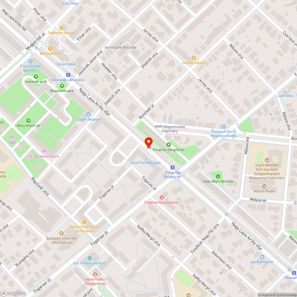 Sötét lámpa bejelentés helye