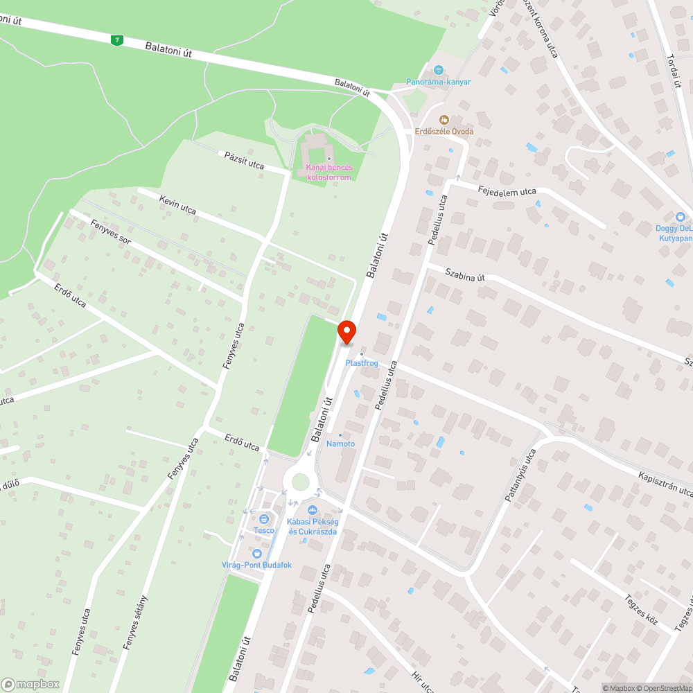 Lobogó, vélhetően illegálisan kihelyezett molinók bejelentés helye