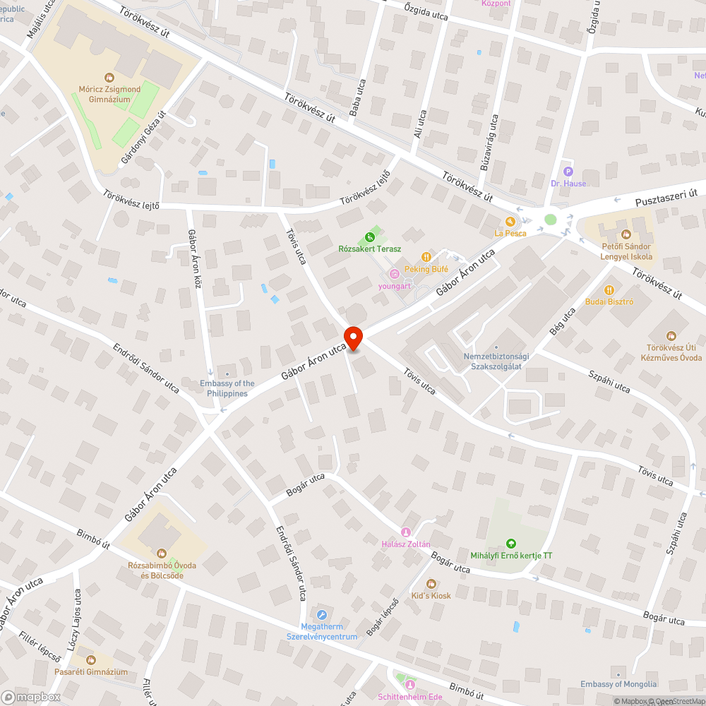 Fém korlát kidőlve bejelentés helye