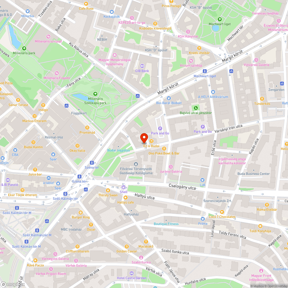 Kukák a kerékpárúton bejelentés helye