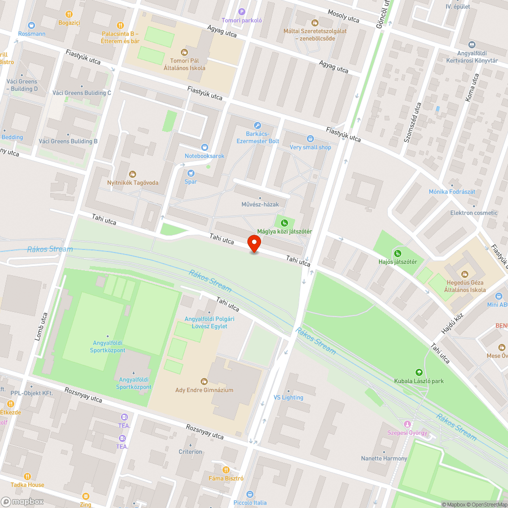 Egyenetlen parkoló bejelentés helye