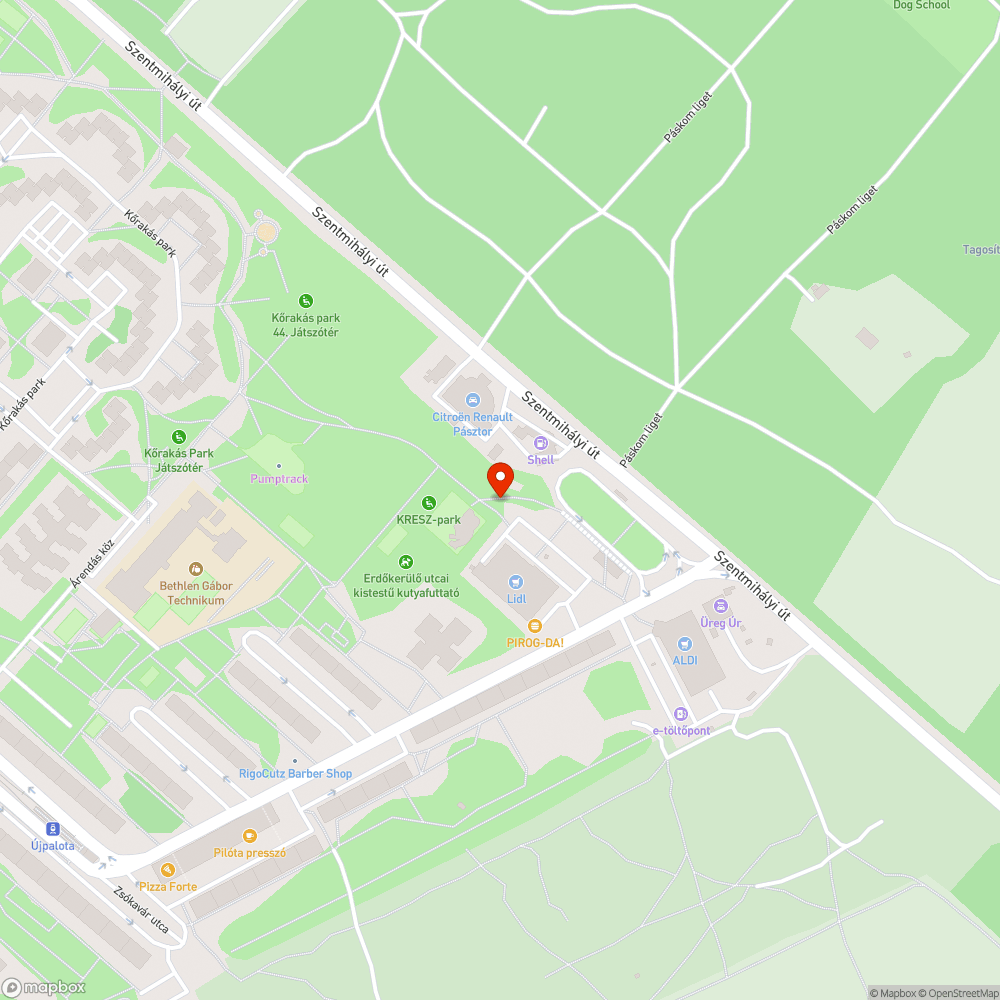 Letört fa bejelentés helye