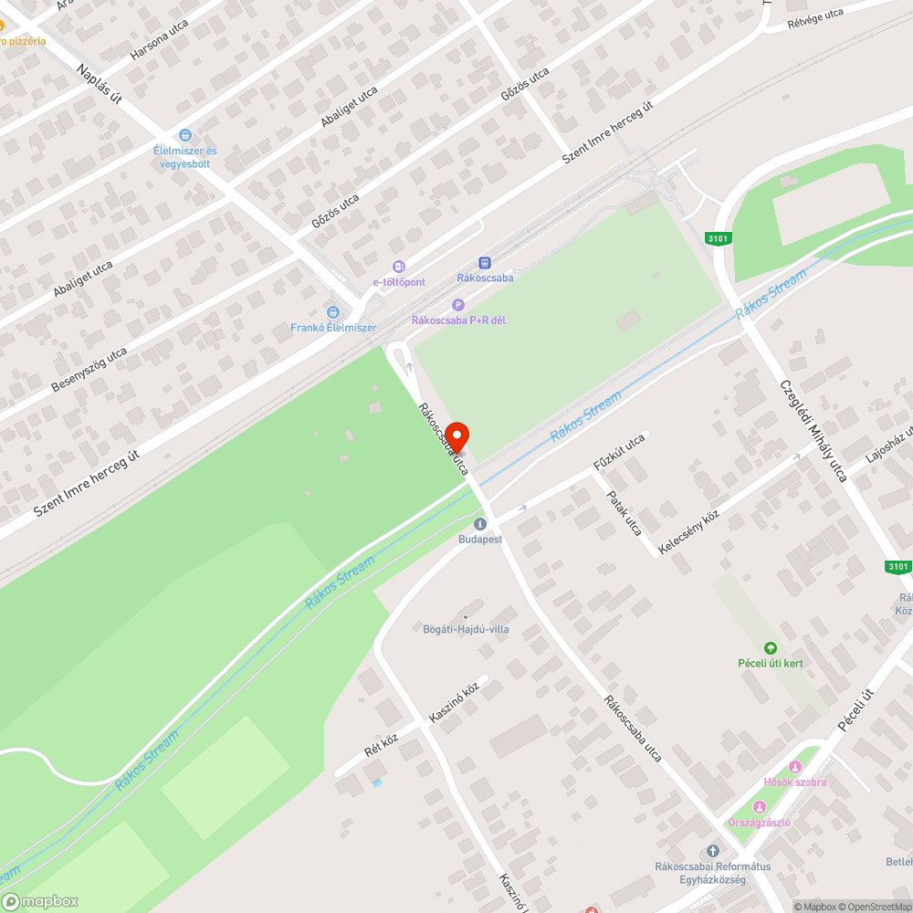 Közlekedési tábla az út szélén bejelentés helye