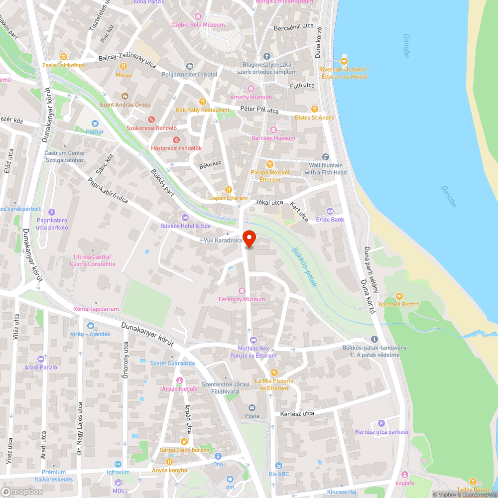 Bokapróbáló akadálypálya a belvárosban bejelentés helye