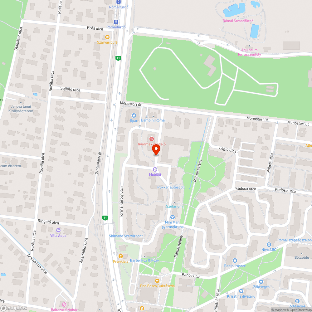 Gyökérzet felnyomta bejelentés helye