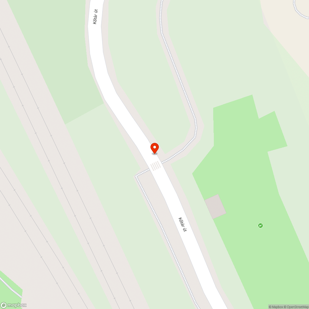 Mély kátyú bejelentés helye