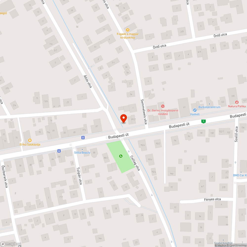 Üres keret bejelentés helye