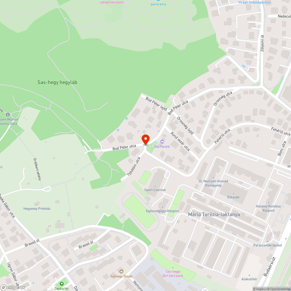 Rozsdás, koszos utcatábla bejelentés helye