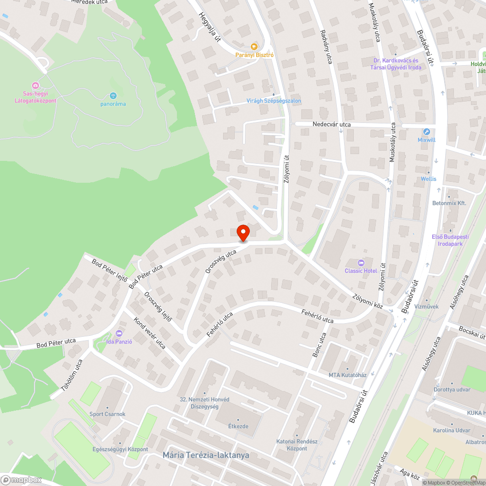 Kint hagyott táblák bejelentés helye