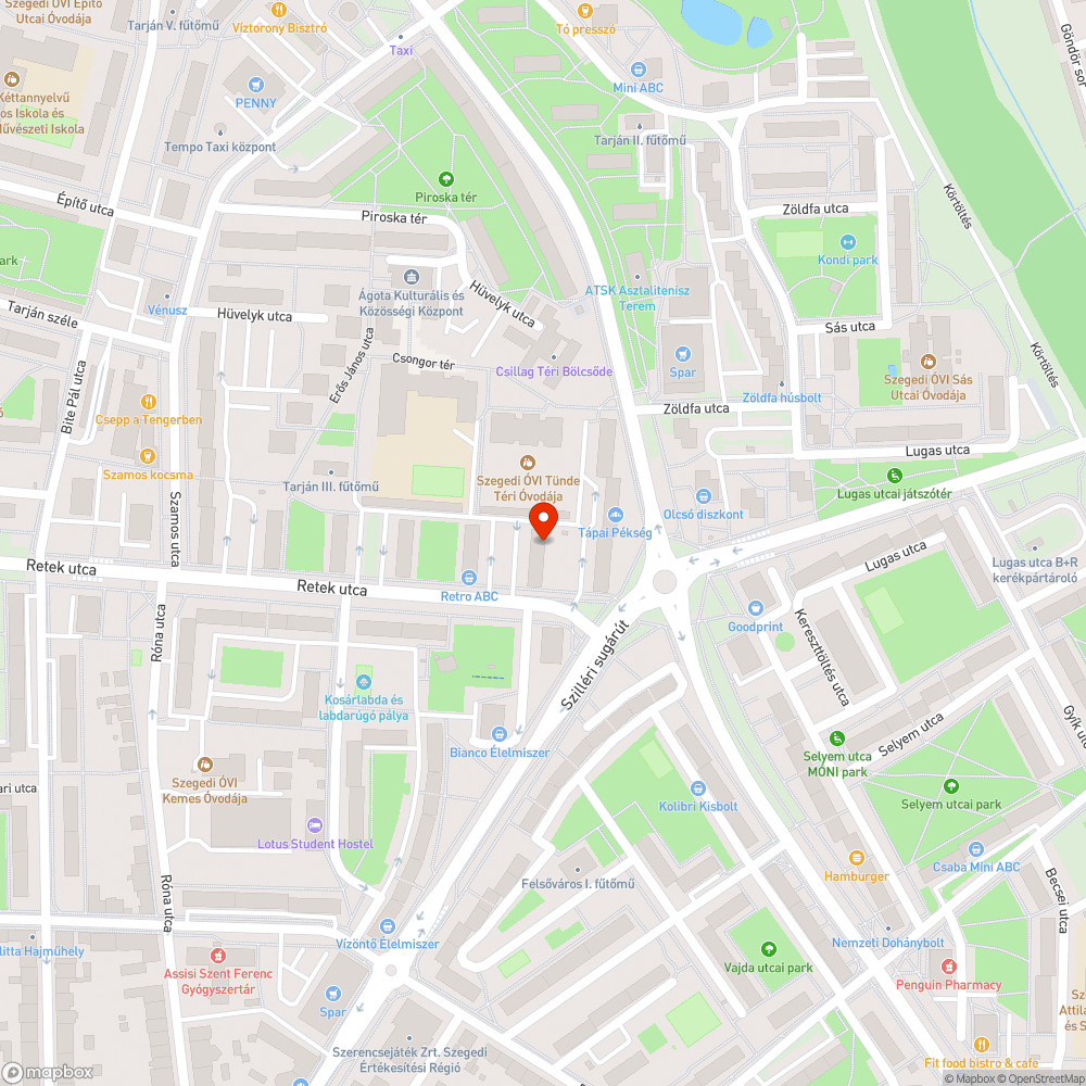 Nem világító, törött búrájú villanyoszlop - Retek utca 3. bejelentés helye