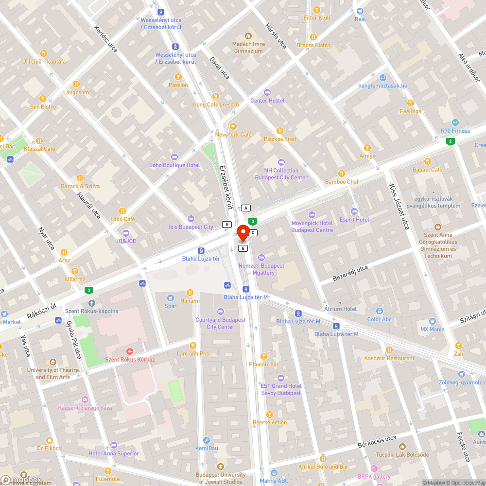 Ajtó bejelentés helye