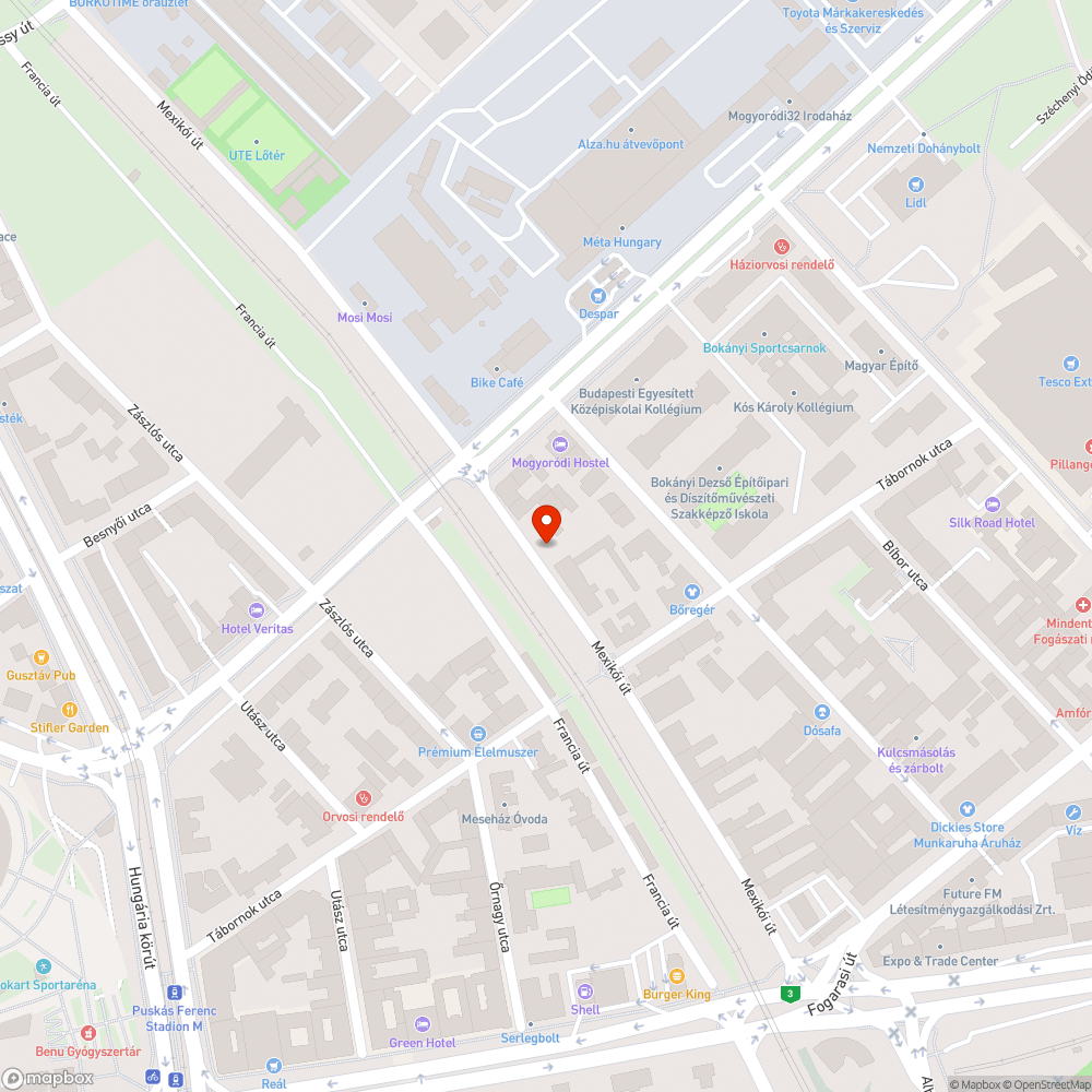 Rendszám nélküli, forgalommal szemben bejelentés helye