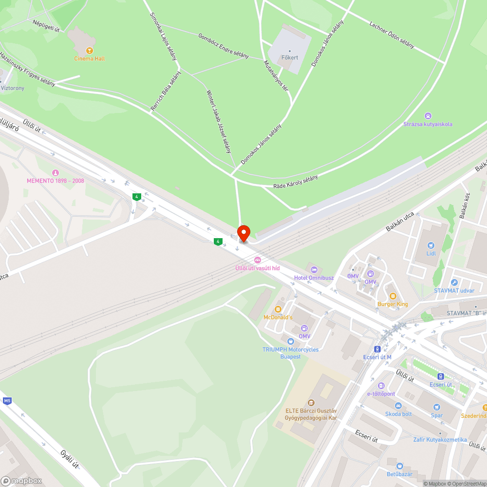 Eltűnt terelő akadály és más problémák bejelentés helye