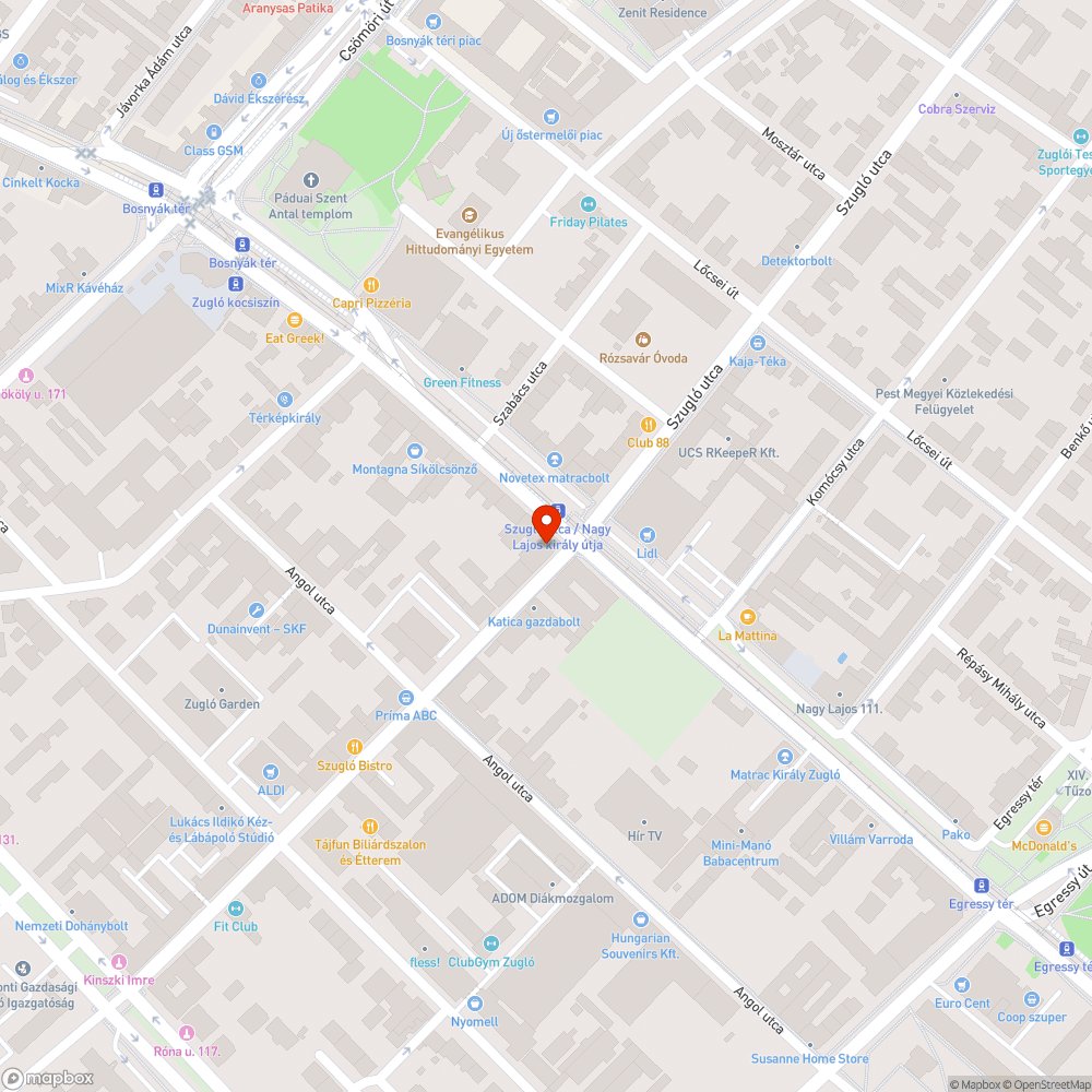 Sötét lámpa bejelentés helye