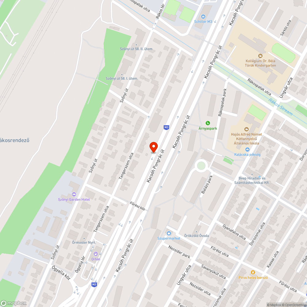 Sötét lámpa bejelentés helye