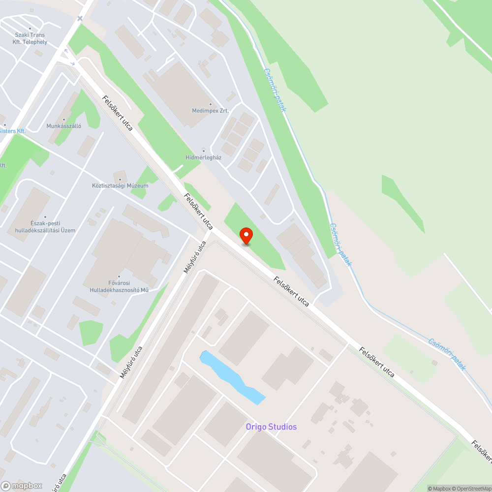 Kátyús út bejelentés helye