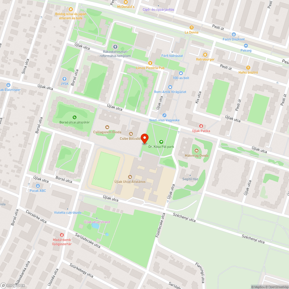 Letört faágak bejelentés helye